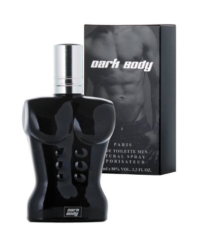 Raphael Rosalee Cosmetics Dark Body Men, homme/men, Eau de Toilette, 100ml