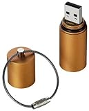 ELECOM USB2.0フラッシュメモリ REVOLVER 1GB カッパーオレンジ MF-AU201GCO