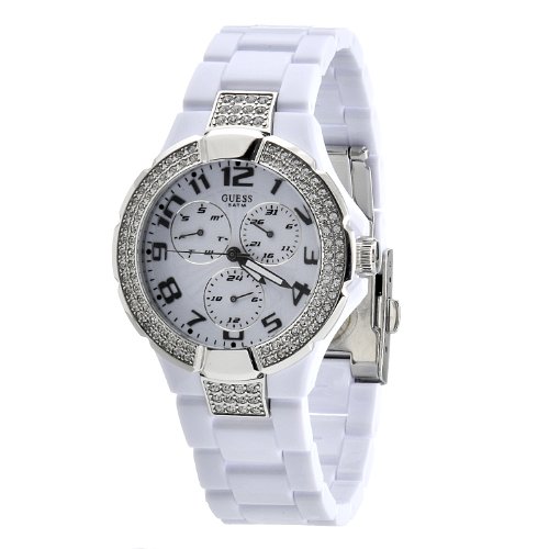 Guess White Dial Ladies Watch - W13564L1
