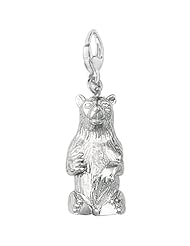 Sterling Silver BLACK BEAR Charm