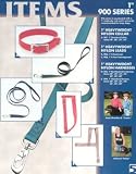 COASTAL PET LEAD 1 inch WIDE 4 FEET LONG BLUE