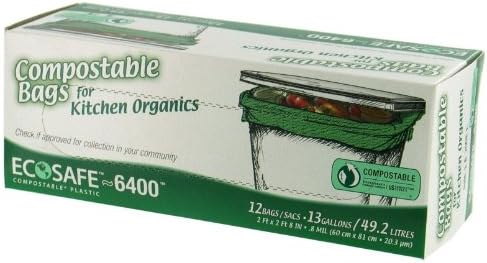 Geo Systems 2.5 Gallon 25 Count Compostable Plastic Bags