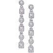 14K White Gold Diamond Earrings - 0.20 Ct.