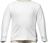 Bella Baby Long Sleeve T-Shirt. 105 - 3/6 Months - White