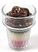 Ice Cream Cone Glass Jar Filled Candle