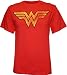 Search : Wonder Woman Distressed Logo Men's T-Shirt