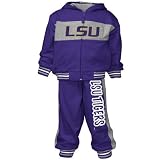 LSU Tigers Purple Toddler Triumph Full Zip Hoody and Sweatpant Set