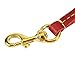 Petroad Leather Dog Leash with 6 Feet Long and 0.6 Inches Wide Large Medium Small Dogs Training and Walking