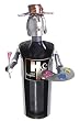 Artist Wine Bottle Holder H&K Steel Sculpture from H&K 6089-LI