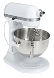 KitchenAid KV25GOXWH Professional 5 Plus 5-Quart Stand Mixer, White
