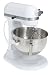 KitchenAid KV25GOXWH Professional 5 Plus 5-Quart Stand Mixer, White