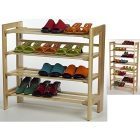 Shoe Rack,4-tier - 140-302-01