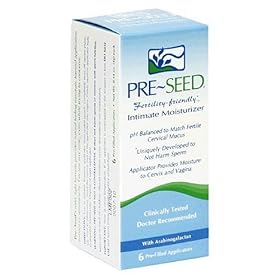 Pre-Seed Fertility-Friendly Intimate Moisturizer, 0.14-Ounce Pre-filled Applicators in 6-Count Box