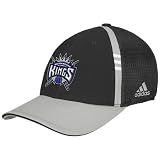 adidas Sacramento Kings Black On-Court Flex Fit Hat