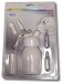 Liss 1/2 Pint Dessert Chef – White with Stainless Steel