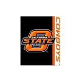 Oklahoma State Cowboys 50x60 Stripes Series Royal Plush Blanket Throw