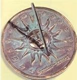 Rome RM2370 Brass Sunrise/Sunset Sundial