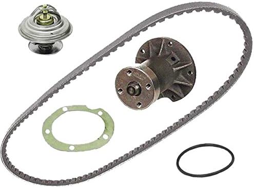for Mercedes w-114 LASO Coolant Pump +Belt +79c Thermostat +Gasket