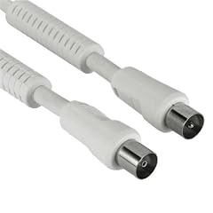 Hama Antennen-Kabel mit Ferritkernen 90 dB, 3 m, Weiß