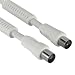 Hama Antennen-Kabel mit Ferritkernen 90 dB, 3 m, Wei�