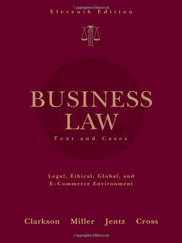 image of Business Law: Text and Cases (West's Business Law)
