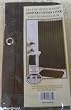 NEW VINYL SHOWER CURTAIN LINER WITH MAGNETS - BROWN