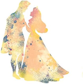 Sleeping Beauty Inspired Wall Art, Watercolor Disney Inspired Art, Kids Room Decor, Kids Wall Art, Baby Shower Gift, Nursery Art, Unframed, Printed on Archival Matte Premium Photo Paper