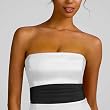 Isaac Mizrahi for Target&reg; Silk Faille Sash - Black