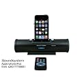 Soundsystem Apple Iphone Noir. Syst�me audio portable - Station d'accueil pour iPOD iPHONE noir iPod Touch 2G 3G, 3GS 4G Classic... Micro Hifi stereo Station, Audiosystem, 2 x 3 Watt T�l�commande sans fil