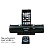 Soundsystem Apple Iphone iPod Touch 2G 3G, 3GS 4G Classic - Farbe Schwarz. Im Batteriebetieb 6 Stunden Playback. Micro Hifi stereo Dockingstation Audiosystem Anlage mit Fernbedienung & Lautsprecher 2 x 3 Watt