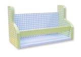 Blue and Sage Patchwork - 12 shelf