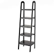 Madison Loop Ladder Bookshelf - Antique Black