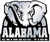 Alabama Crimson Tide Silver Car Emblem (Quantity of 1)