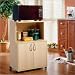 Kitchen & Housewares : Delissio Microwave Cart by Nexera - 599 (Natural Maple) (36