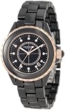 Akribos XXIV Womens AK500BKR Ceramic Interchangeable Bezel Bracelet Watch