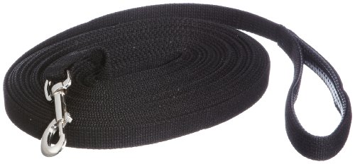 Trixie Laisse à Pister Sangle Plate 15 m / 20 mm Noir Trixie Laisse à Pister Sangle Plate 15 m / 20 mm Noir