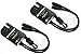 Croakies Terra System Adjustable Eyewear Retainer XL End Black (2-Pack)