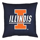 Illinois Fighting Illini 17 Locker Room Toss Pillow