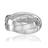 Produkt-Bild: VINANI 3er Damen Ring Small Move Silber 925 RSM Gr: 56/18