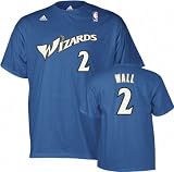 John Wall adidas Name and Number Washington Wizards T-Shirt