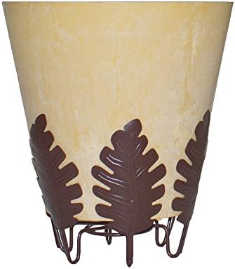 Novelty MFG 12 Inch Leaf Stand with Maize Napa Pot