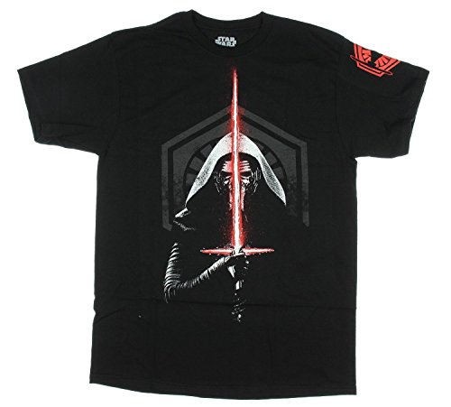 Star Wars Force Awakens Kylo Ren First Order T-shirt (Medium, Black)