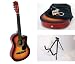 Musical Instruments : 38" Sunburst Acoustic Cutaway Guitar Combo