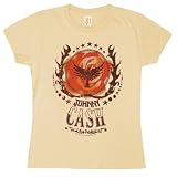 Buy Johnny Cash - Rose Ladies T-Shirt by Red Rocket