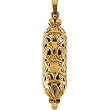 14K Yellow Gold Mezuzah Pendant
