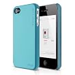 elago S4 Slim Fit 2 Case for iPhone 4/4S - Soft Feeling Antique Blue + HD Professional Extreme Clear film