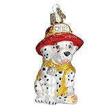 Old World Christmas Dalmatian Pup Glass Blown Ornament