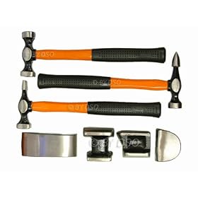 7 Piece Professional Panel Beating Body Repair Kit AU232