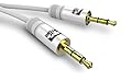Gator Cable Premium Auxiliary Cord 3.5 mm male to 3.5 mm male Gold plated connectors oxygen free copper wire aluminum alloy metal housing case