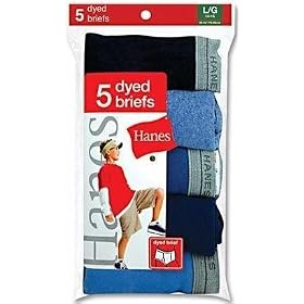 Hanes Boys Dyed Brief 5 Pack